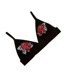 2017 PINK Victoria’s Secret Lace Triangle Bralette Size Large